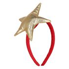 Girls Red & Gold Star Headband, 1, hi-res