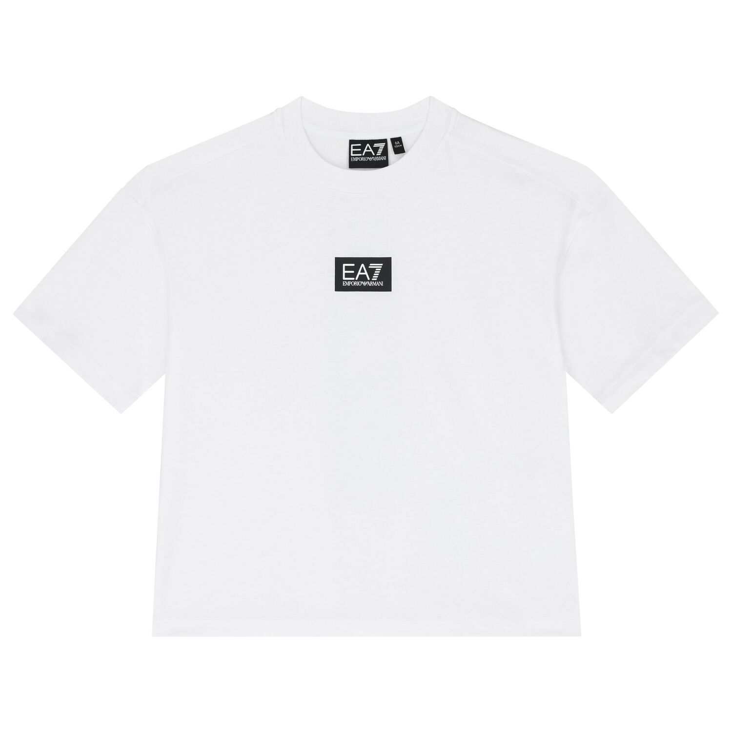 Boys White Logo Oversized T-Shirt, 1, hi-res image number null