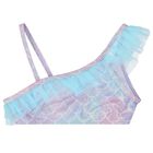 Girls Purple & Blue Metallic Mermaid Bikini, 1, hi-res