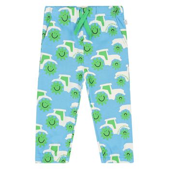 Younger Boys Blue Tractor Logo Joggers