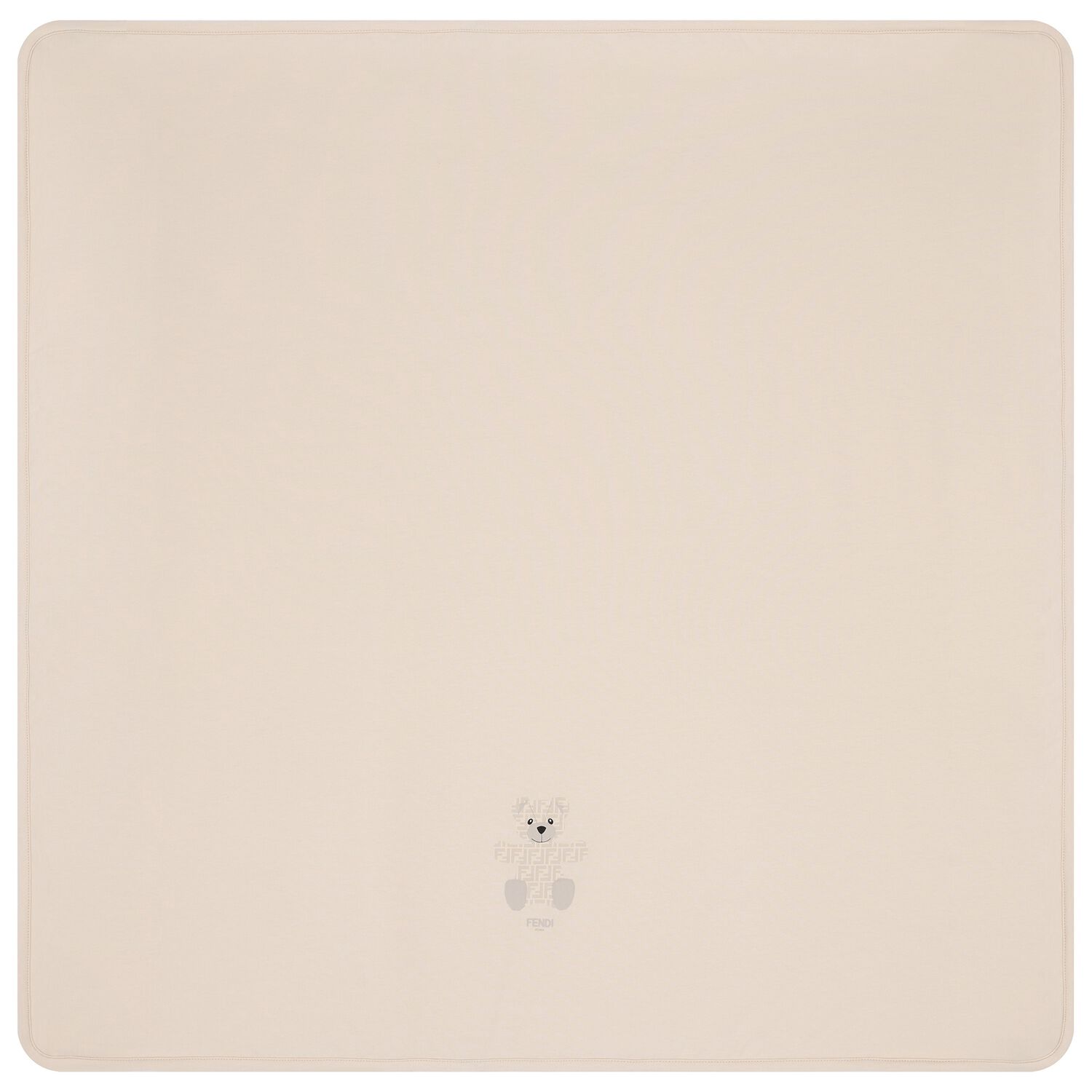 بطانية بشعار تيدي بير باللون البيج للأطفال, 1, hi-res