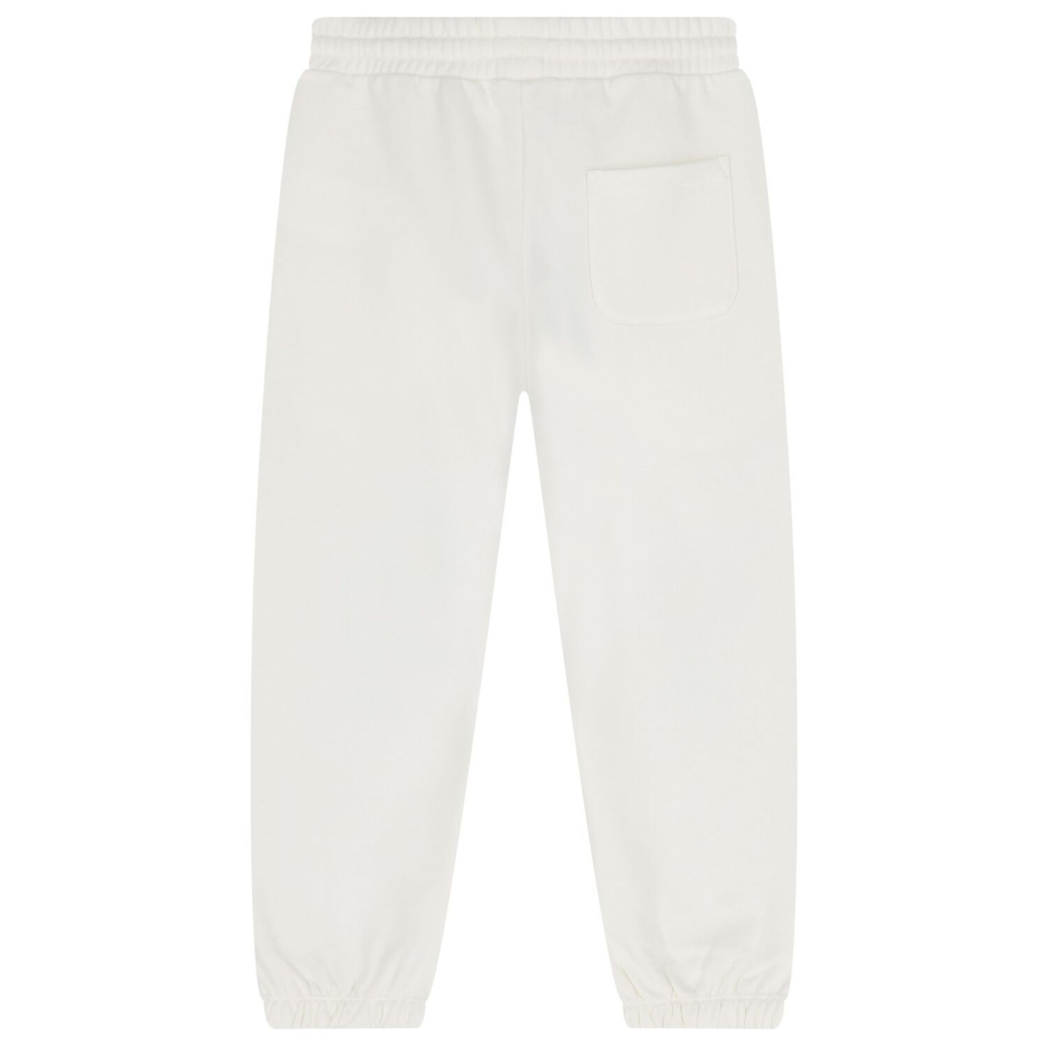 Girls Ivory Flower Joggers, 1, hi-res