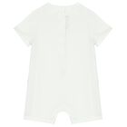White Logo Baby Romper Gift Set, 1, hi-res