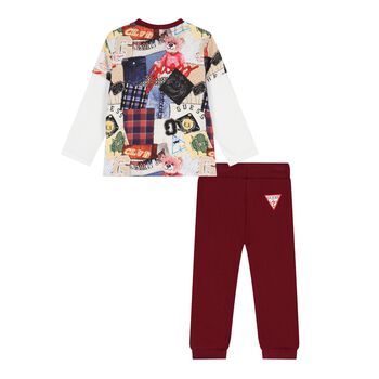 Baby Boys Mult-Coloured Logo Joggers Set