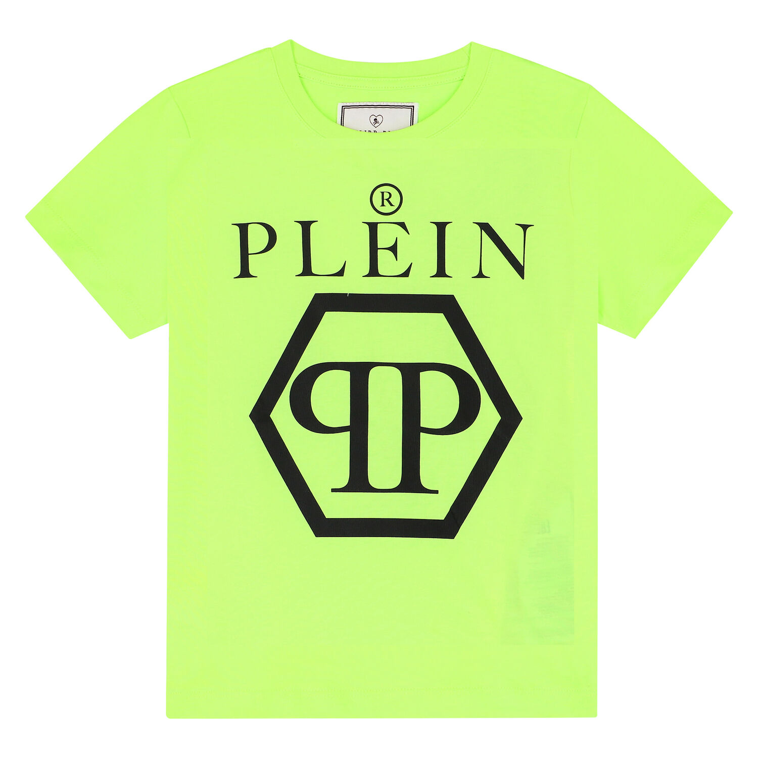 تيشيرت بالشعار باللون الأصفر نيون للأولاد, 2, hi-res