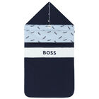 مدس بالشعار باللون الكحلى, 1, hi-res