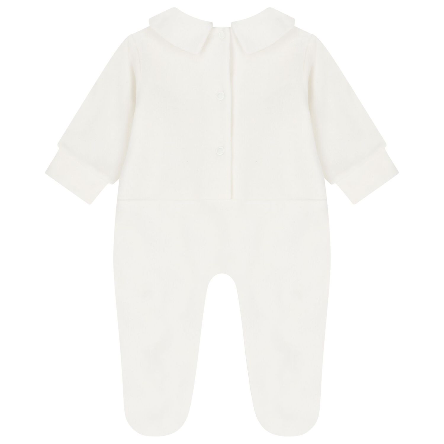 Ivory Teddy Bear Babygrow, 1, hi-res