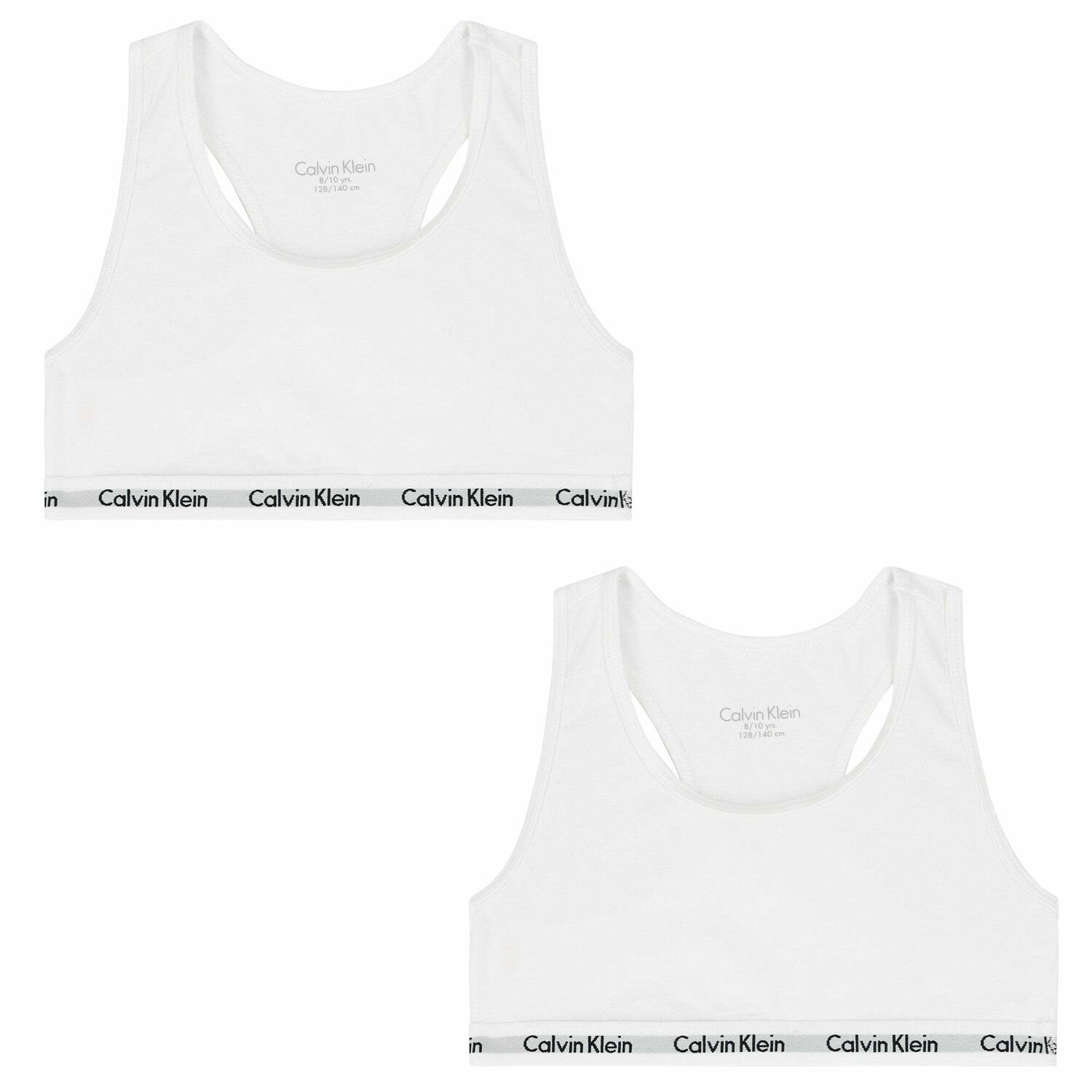 صدرية باللون الابيض للبنات (قطعتين), 1, hi-res