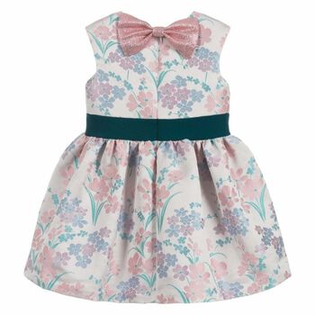 Girls Pink Floral Dress
