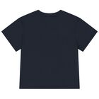 Navy Blue Tiger Logo T-Shirt, 3, hi-res