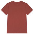 Boys Mini Me Red Logo T-Shirt, 14, hi-res