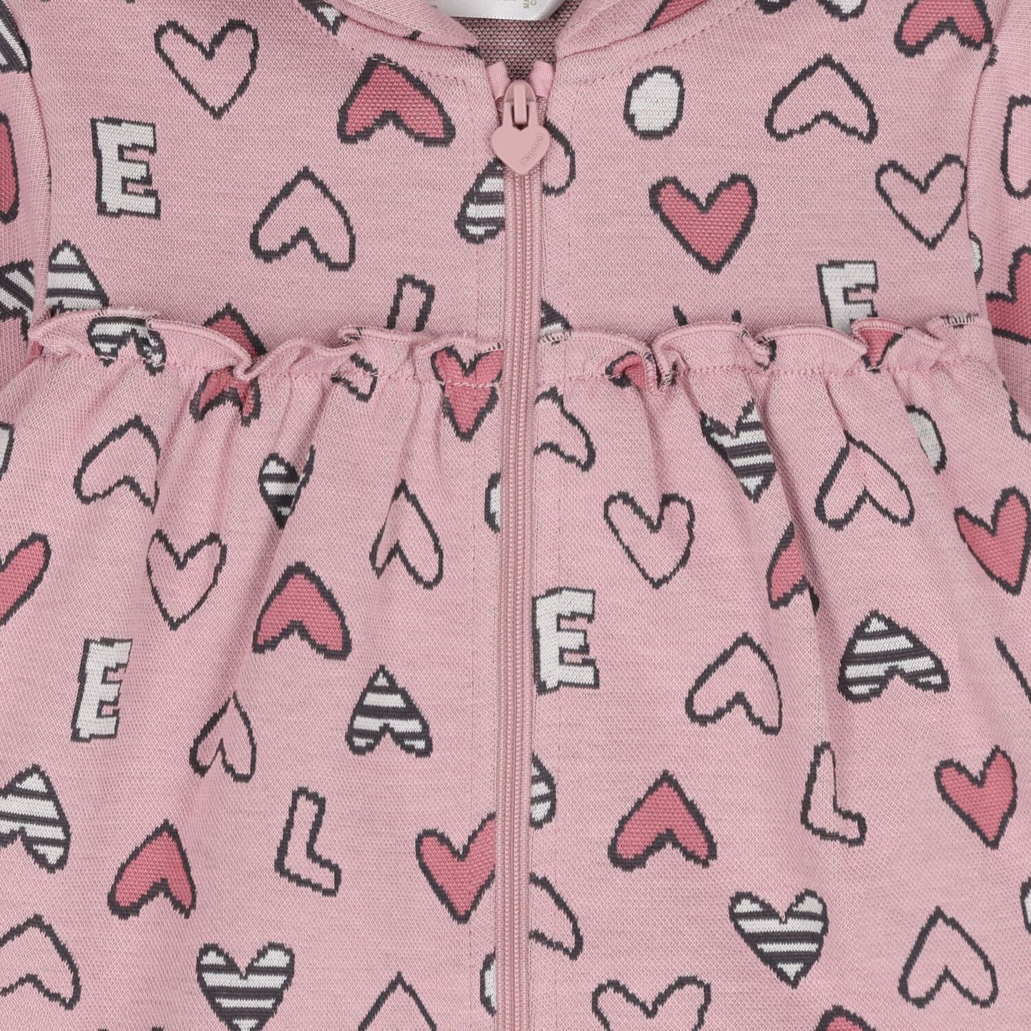 بدله رياضيه للبنات باللون العاجى والوردى ( 3 قطع ) , 1, hi-res