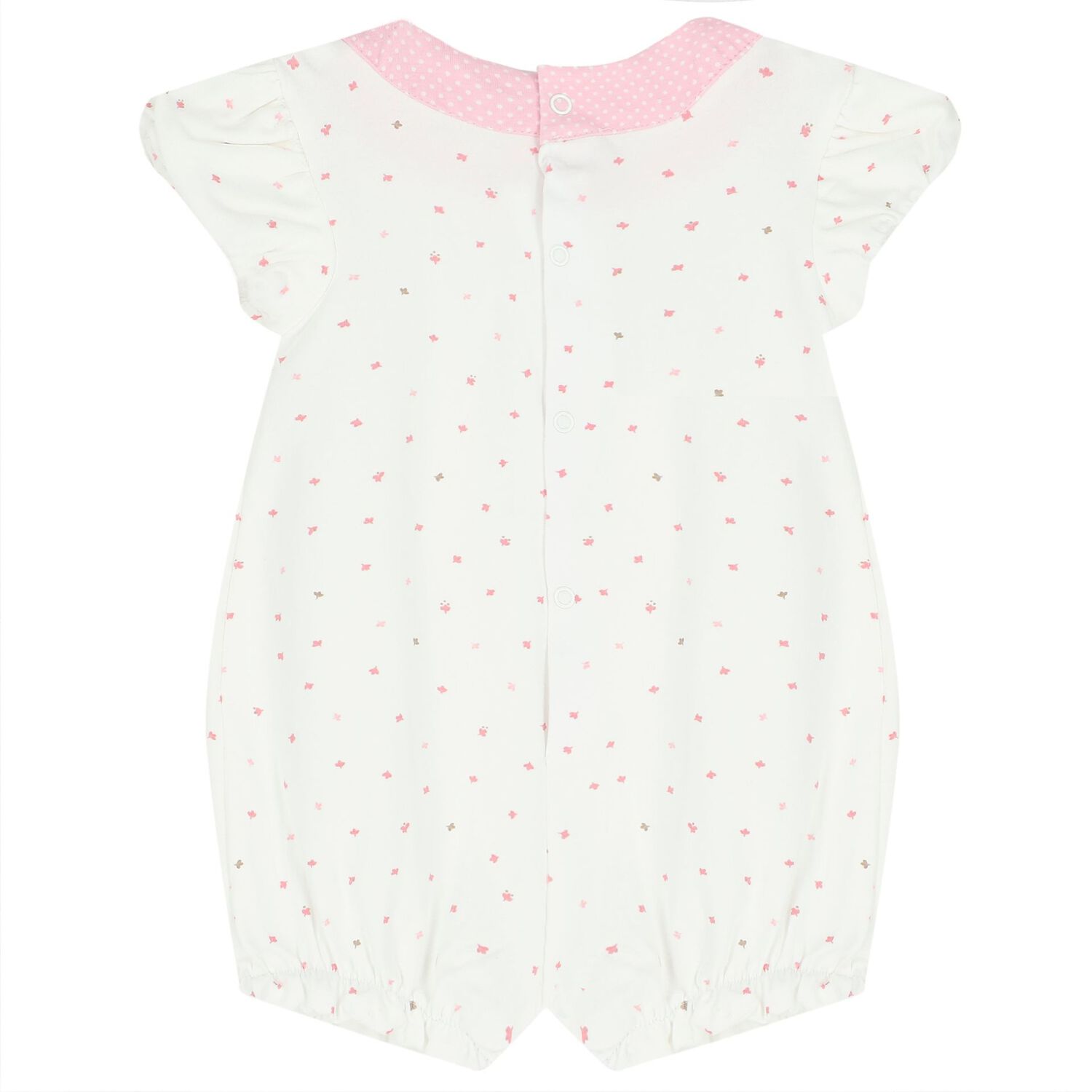 Baby Girls Pink & White Rompers ( 2-Pack ), 1, hi-res image number null