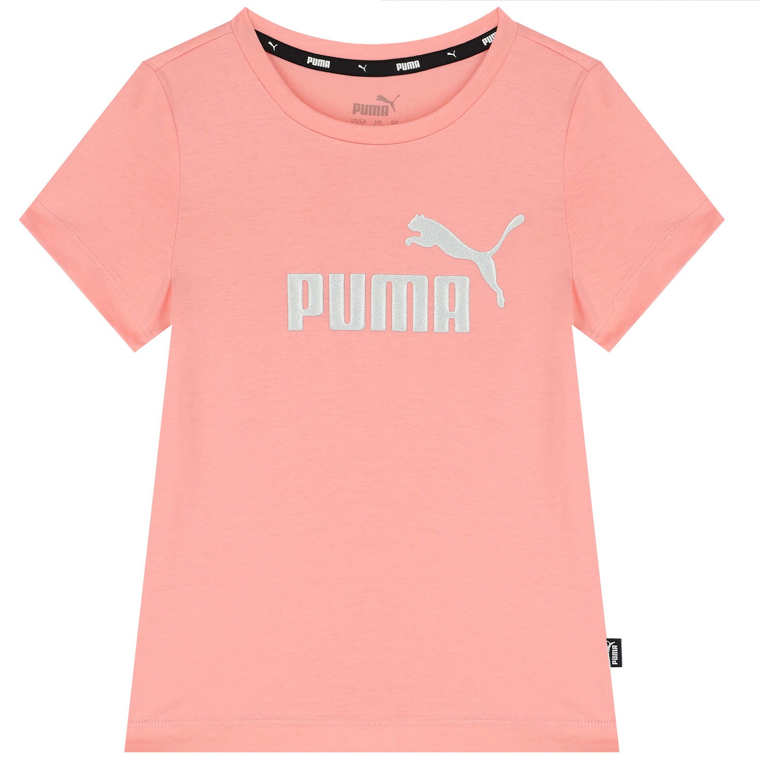 Girls Pink Logo T-Shirt, 2, hi-res