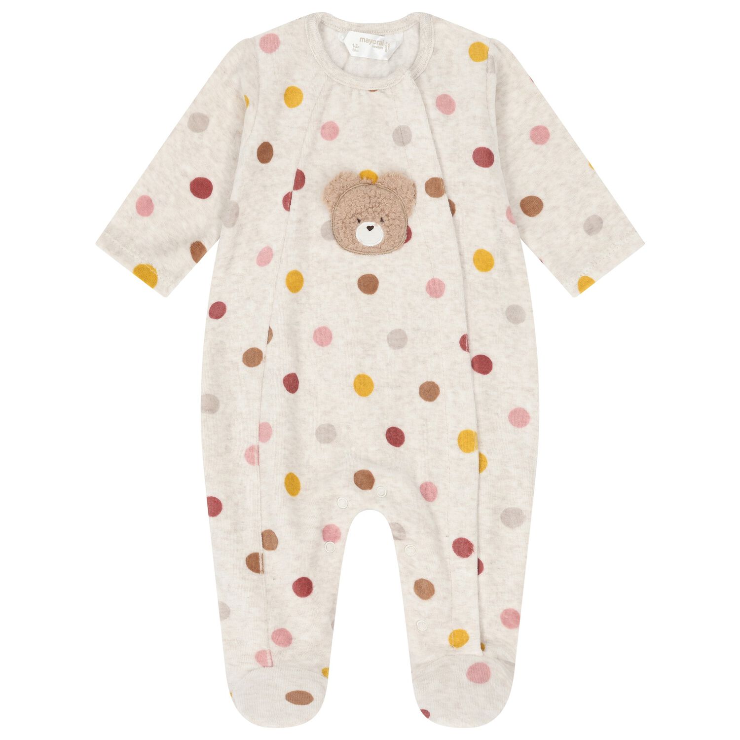  أفرول بنات بشعار تيدى باللون الرمادي , 1, hi-res