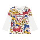 Baby Boys White & Red Logo Tracksuit, 1, hi-res