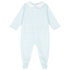 Baby Boys Blue Zig Zag Logo Babygrow Gift Set, 1, hi-res