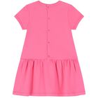 Younger Girls Pink Logo Bag Dress, 2, hi-res