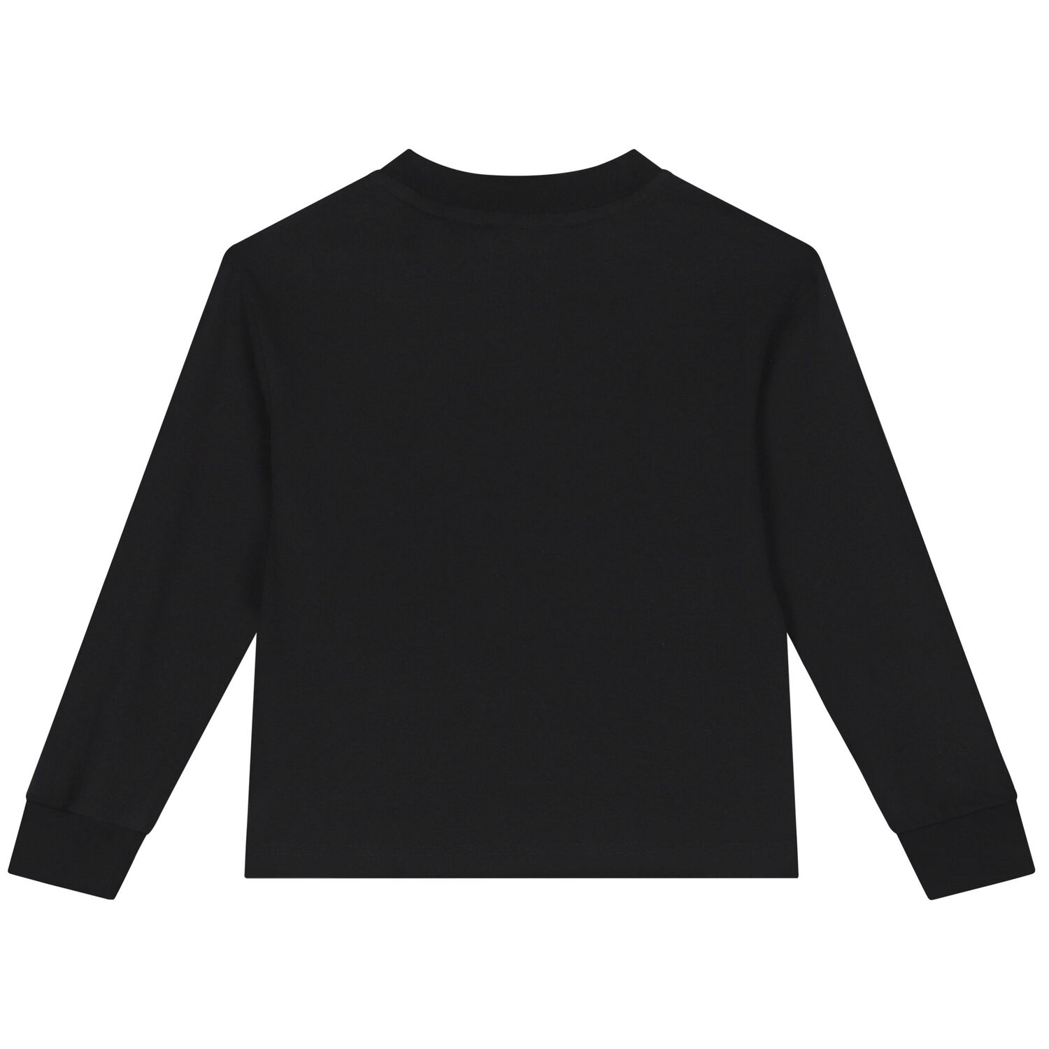 Black Teddy Bear Logo Long Sleeve Top, 1, hi-res image number null