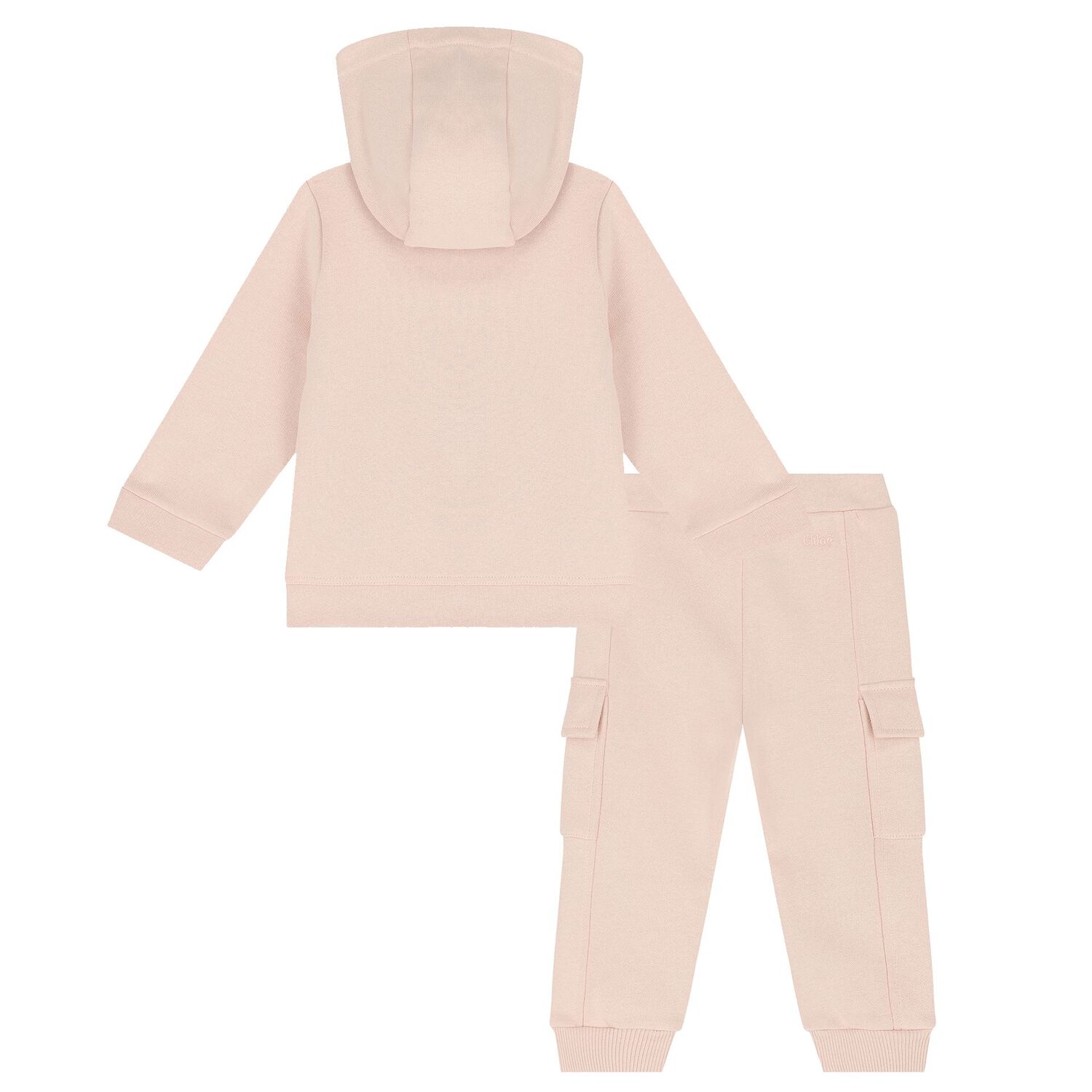 Younger Girls Pink Logo Tracksuit, 1, hi-res image number null