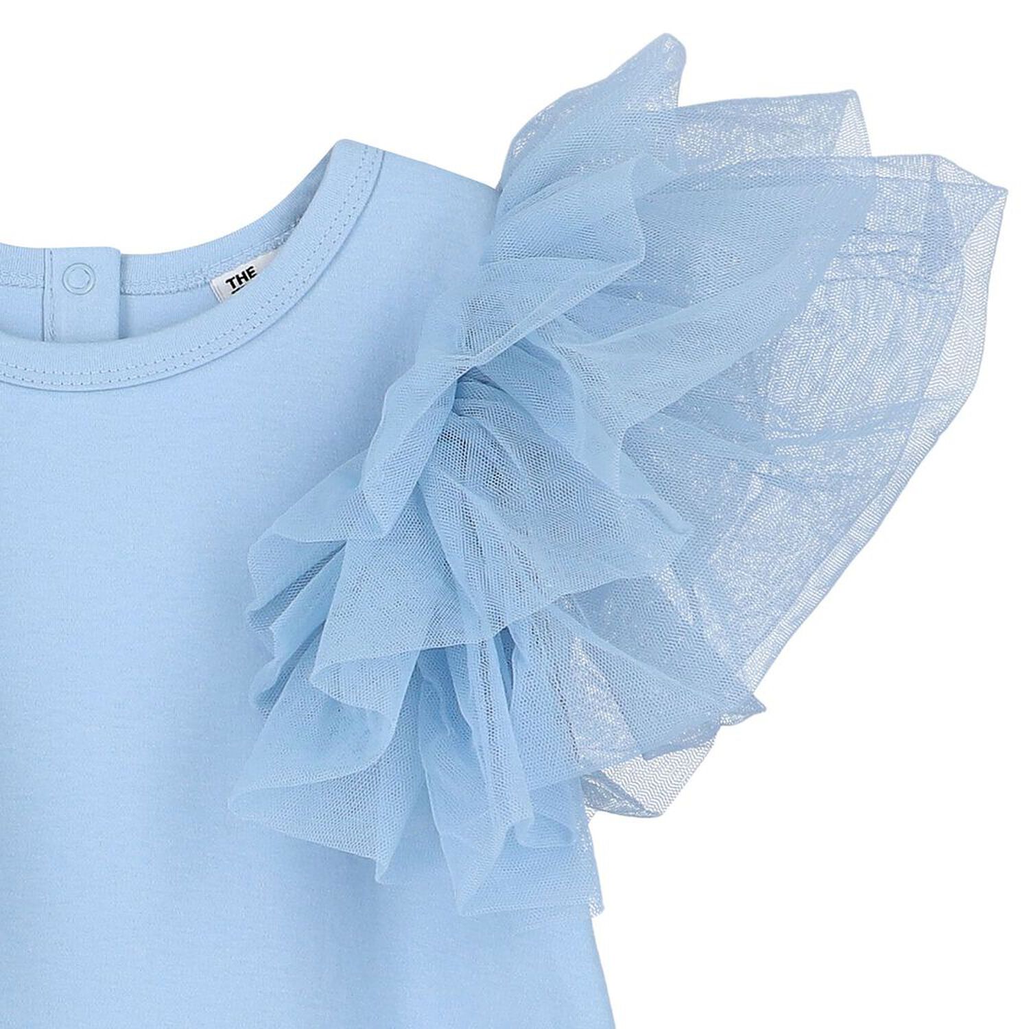 Girls Blue Tulle Dress, 2, hi-res image number null