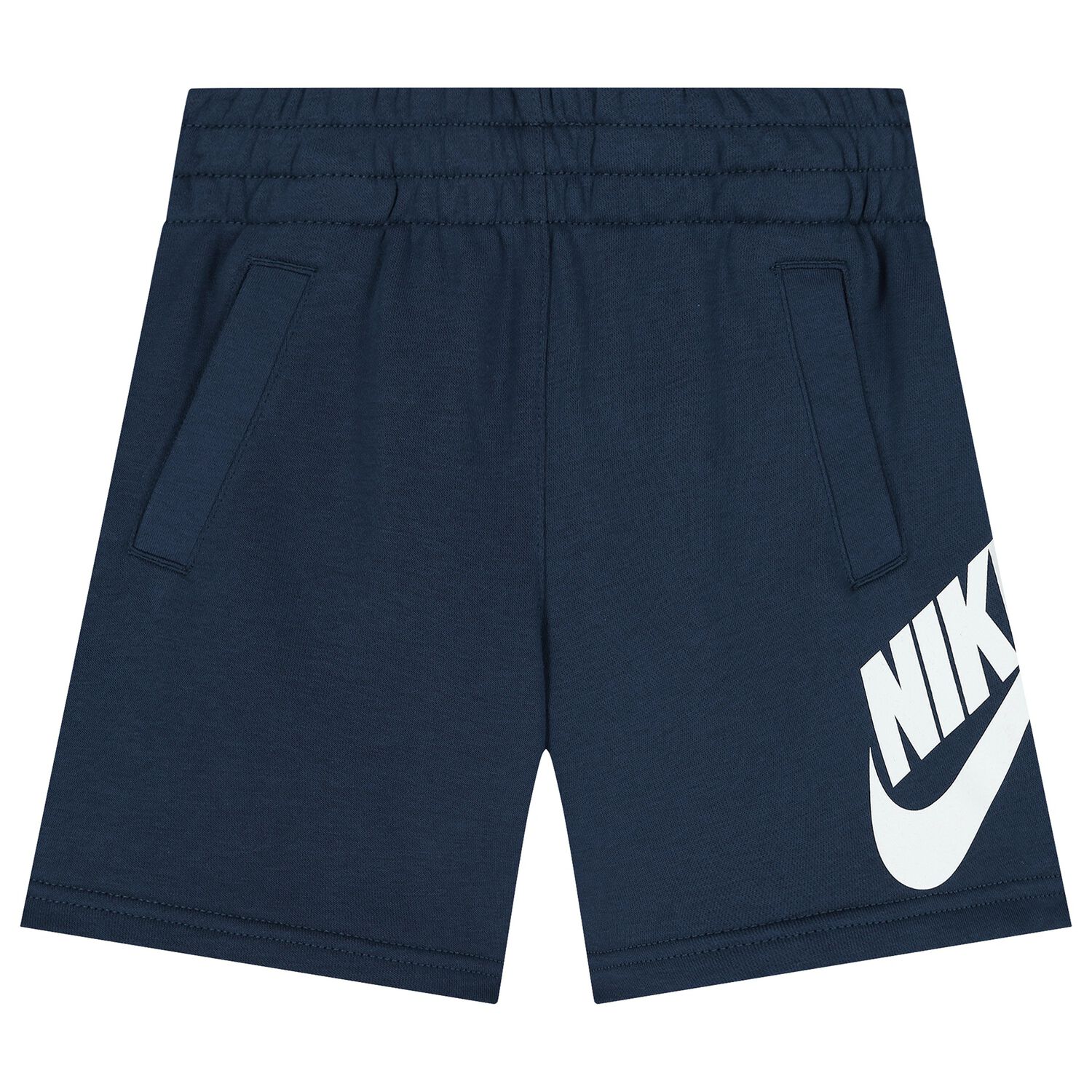 Navy Blue Logo Shorts, 4, hi-res