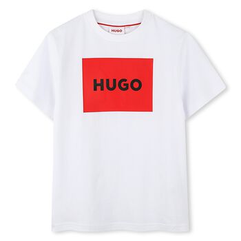 Boys White Logo T-Shirt