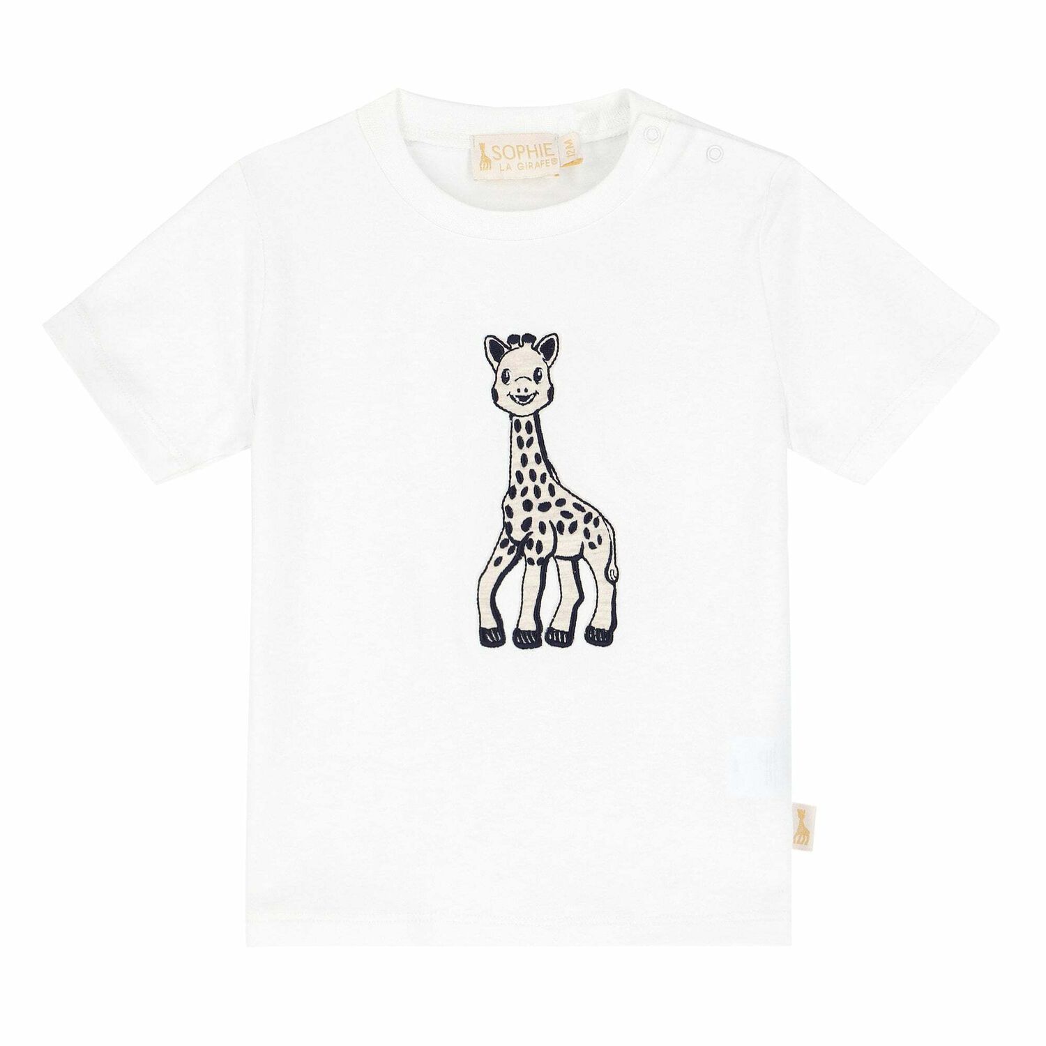 Baby Boys White Logo T-Shirt, 1, hi-res image number null