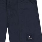 Boys Navy Blue Logo Shorts, 1, hi-res