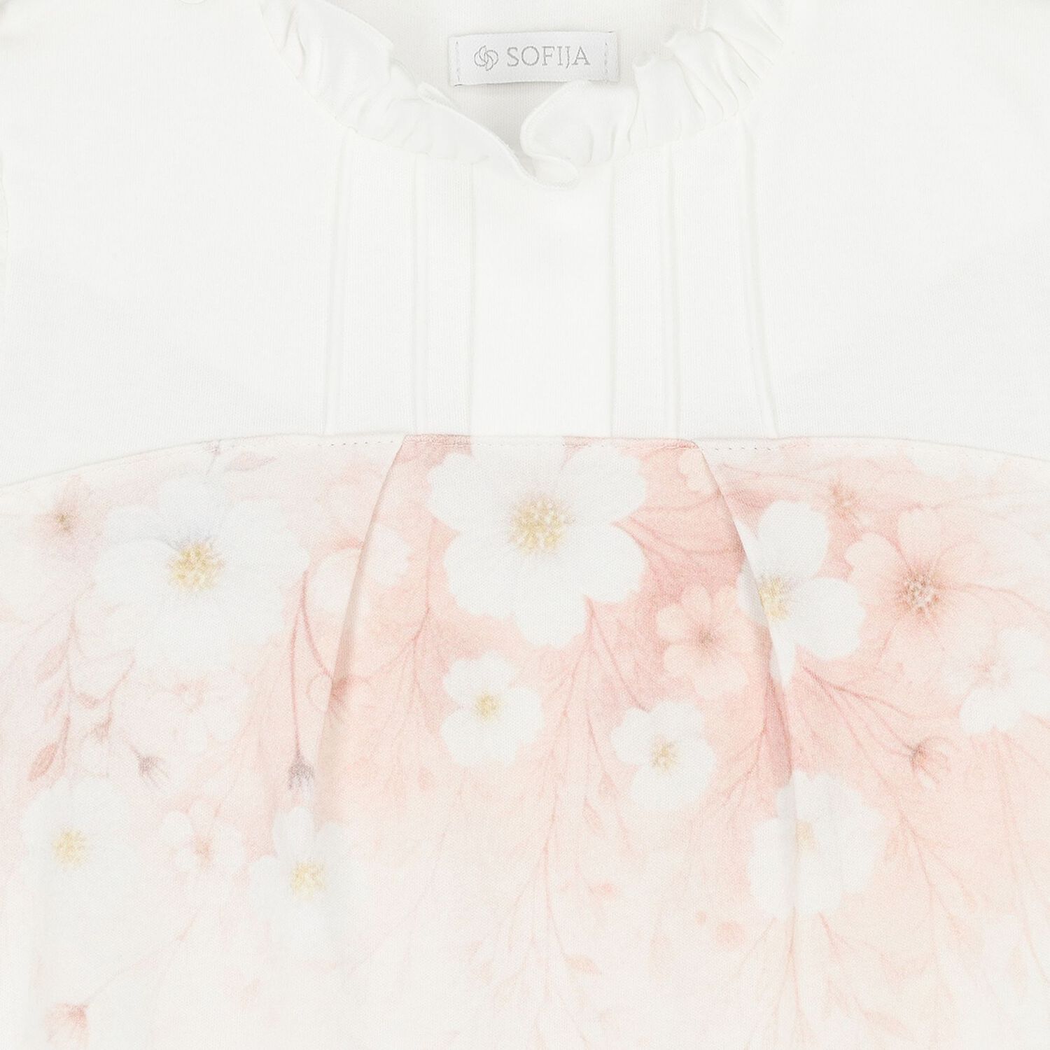 رومبير باللون عاجيّ مزهر للبنات , 2, hi-res