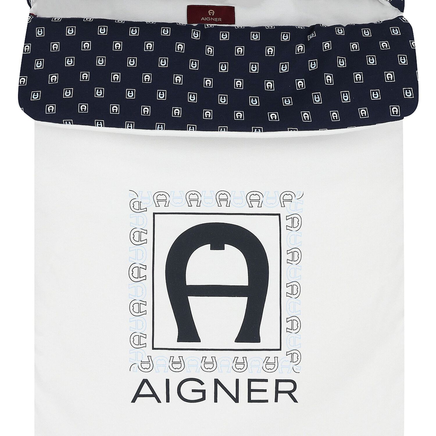 مدس للأولاد بالشعار باللون الأبيض و الكحلى , 1, hi-res