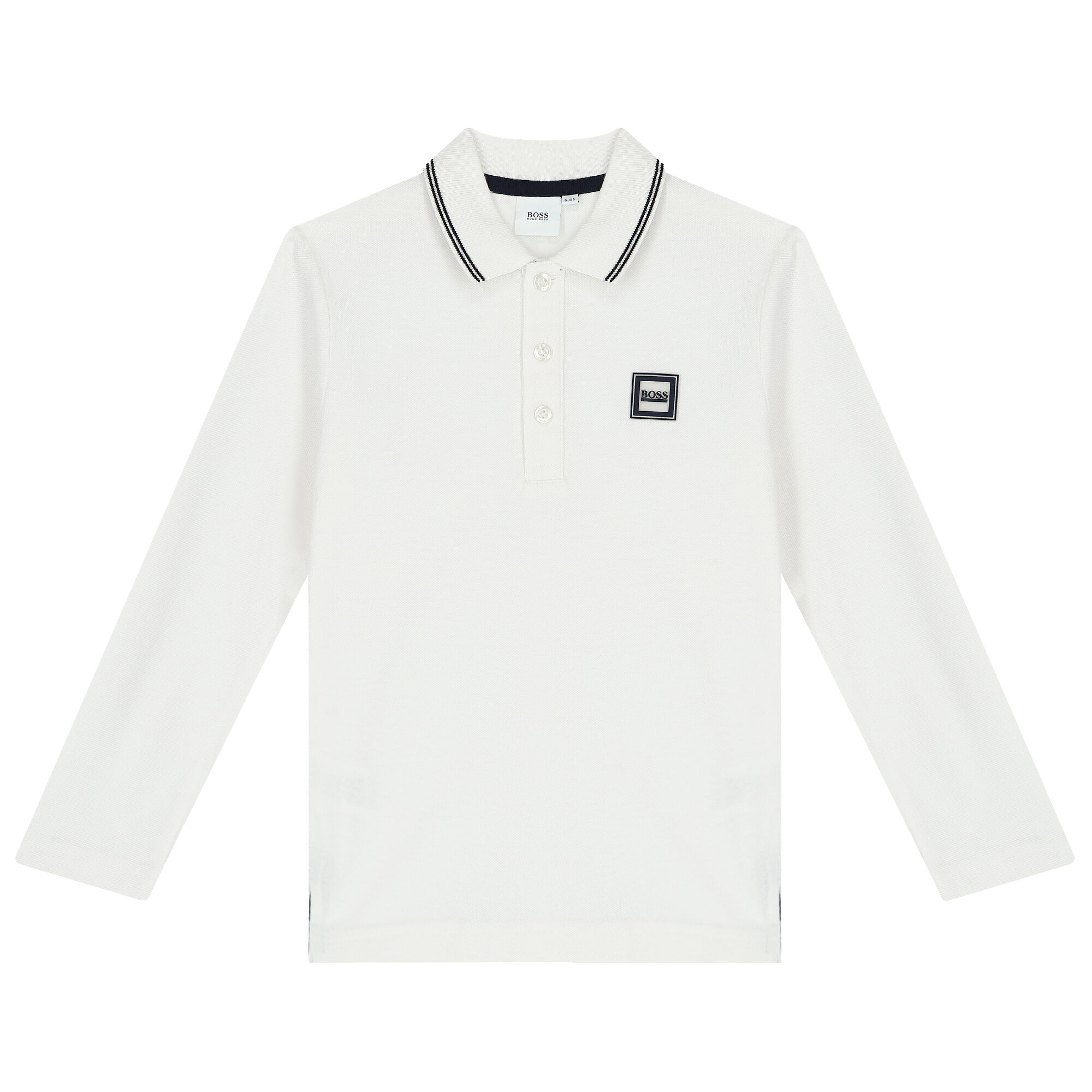 Hugo boss long sleeve polo junior cheap