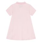 Baby Girls Pink Logo Polo Dress, 1, hi-res