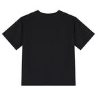 Black Logo Leaf Crest T-Shirt, 1, hi-res