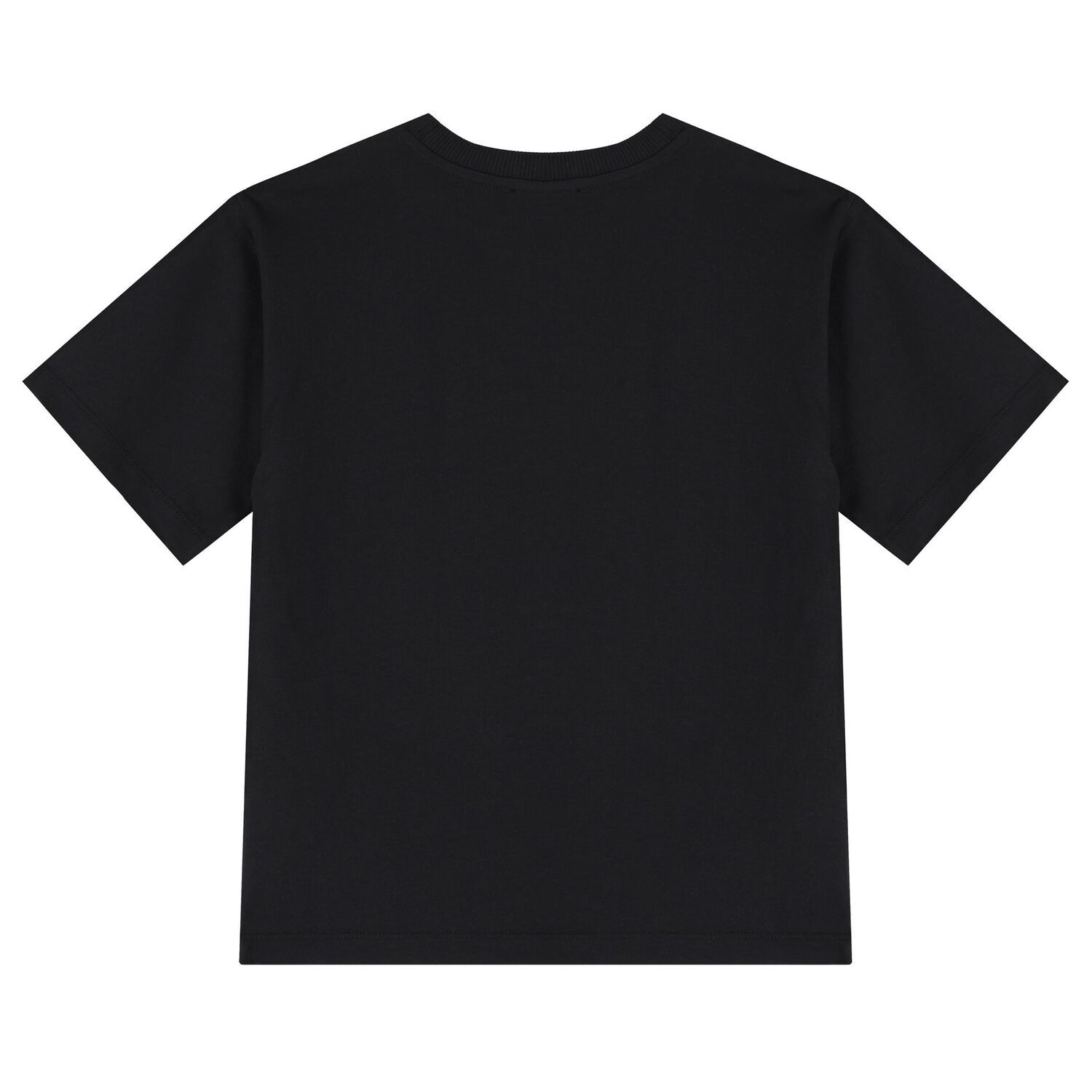 Black Logo Leaf Crest T-Shirt, 1, hi-res