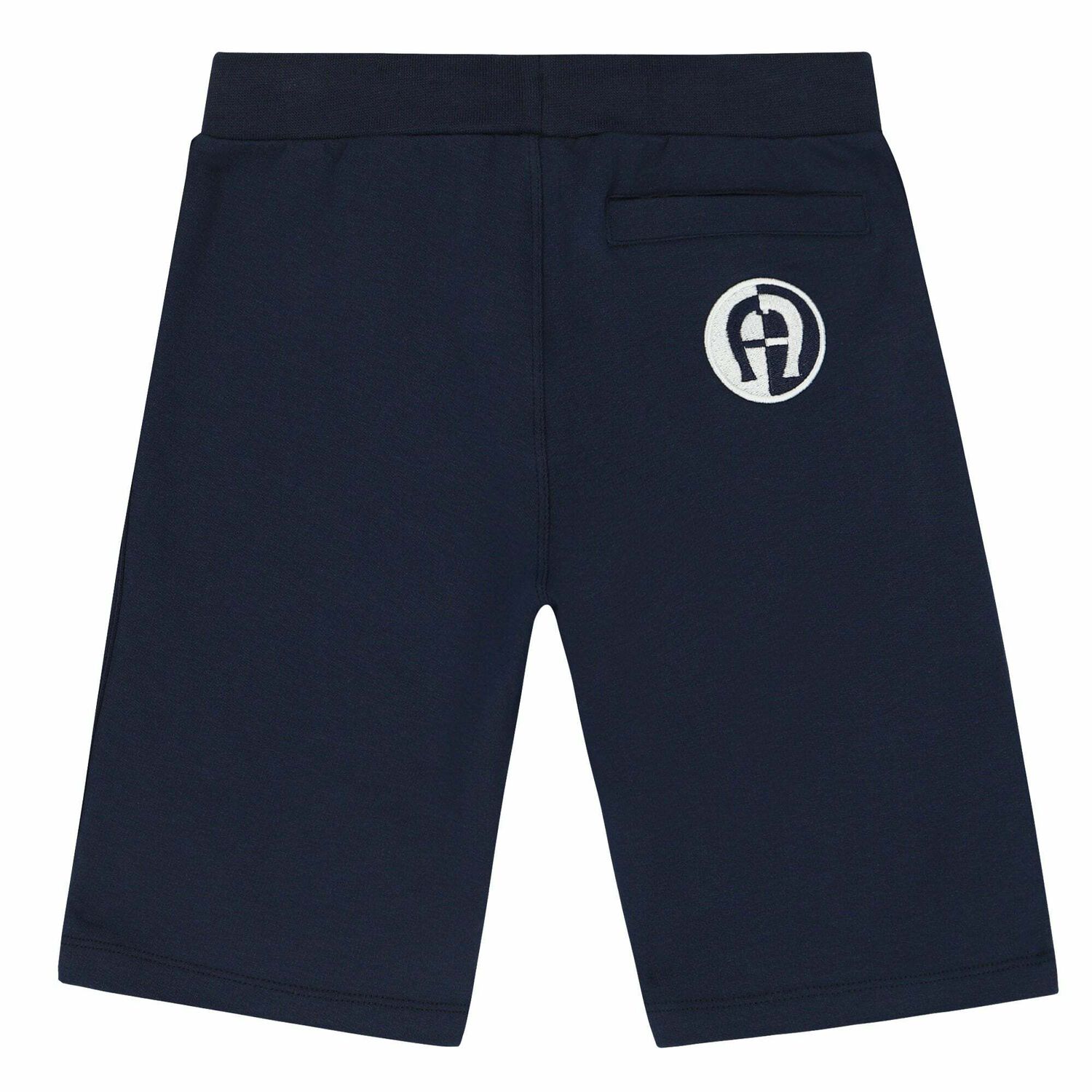 Boys Navy Blue Jersey Shorts, 1, hi-res