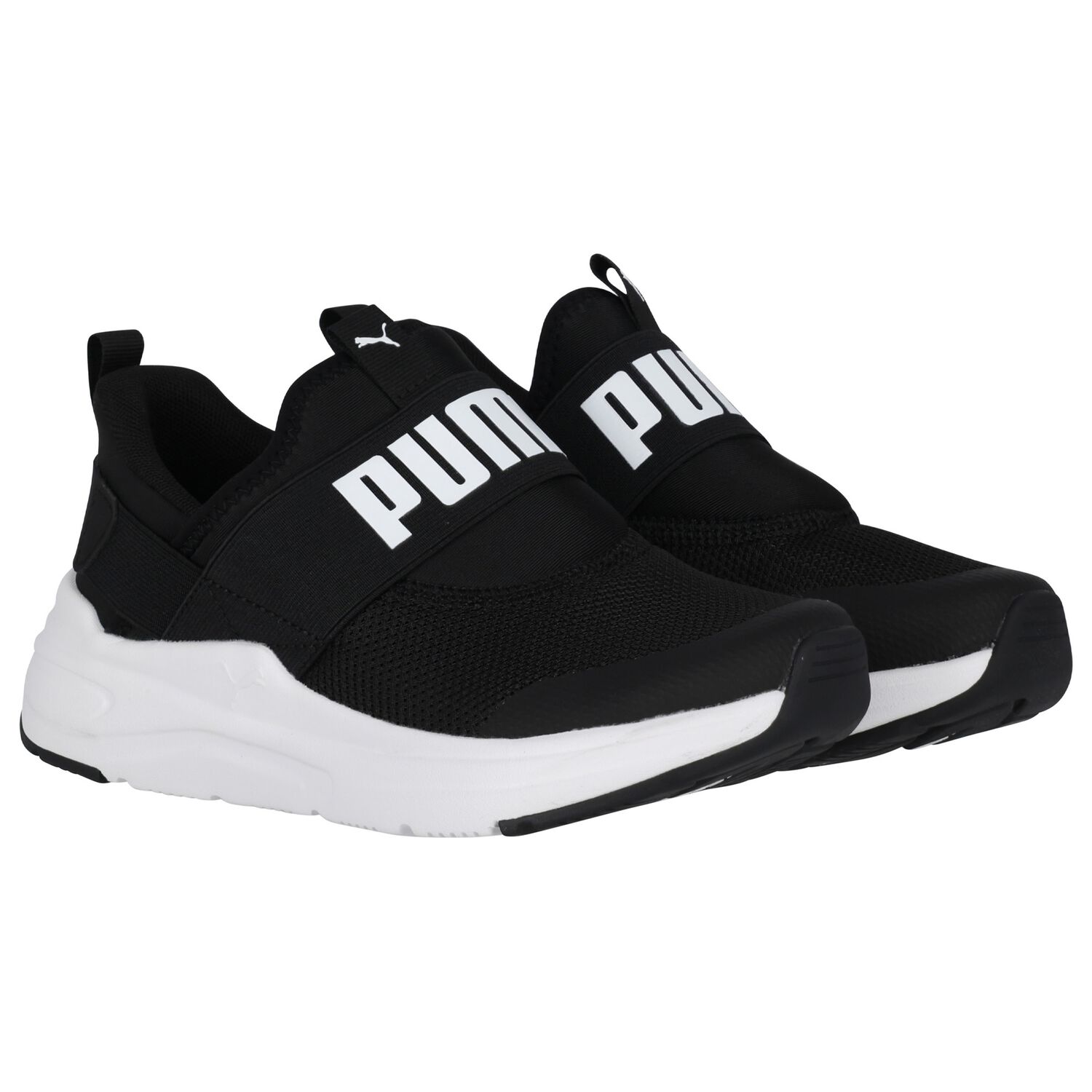 Black Softride Wired 2 Sliptech Trainers, 1, hi-res