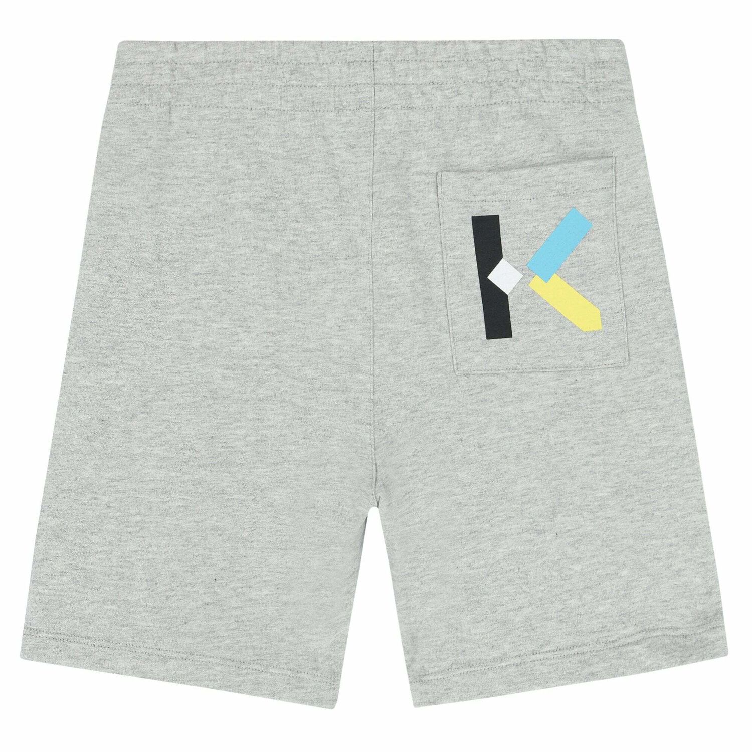Boys Grey Logo Shorts, 1, hi-res