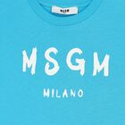 تيشيرت بالشعار باللون الأزرق, 5, hi-res