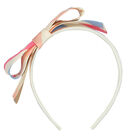 Girls Multi-Colored Striped Headband, 2, hi-res