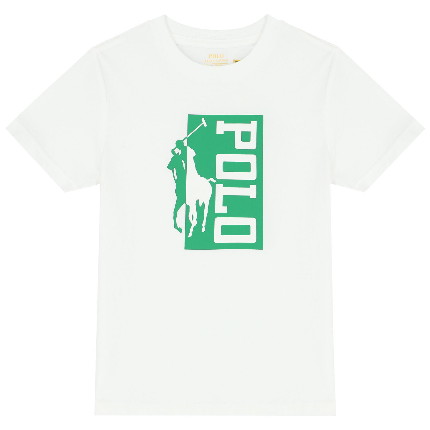 Boys White Logo T-Shirt, 2, hi-res