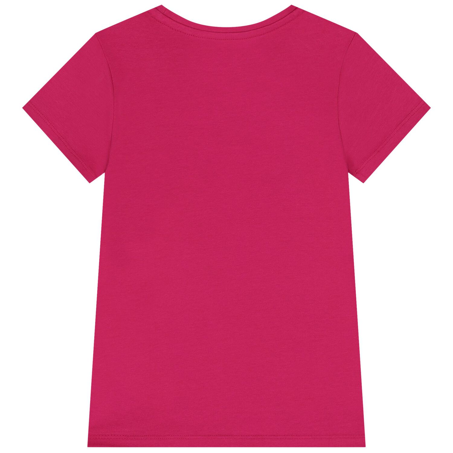 Girls Pink Glittery Logo T-Shirt, 3, hi-res