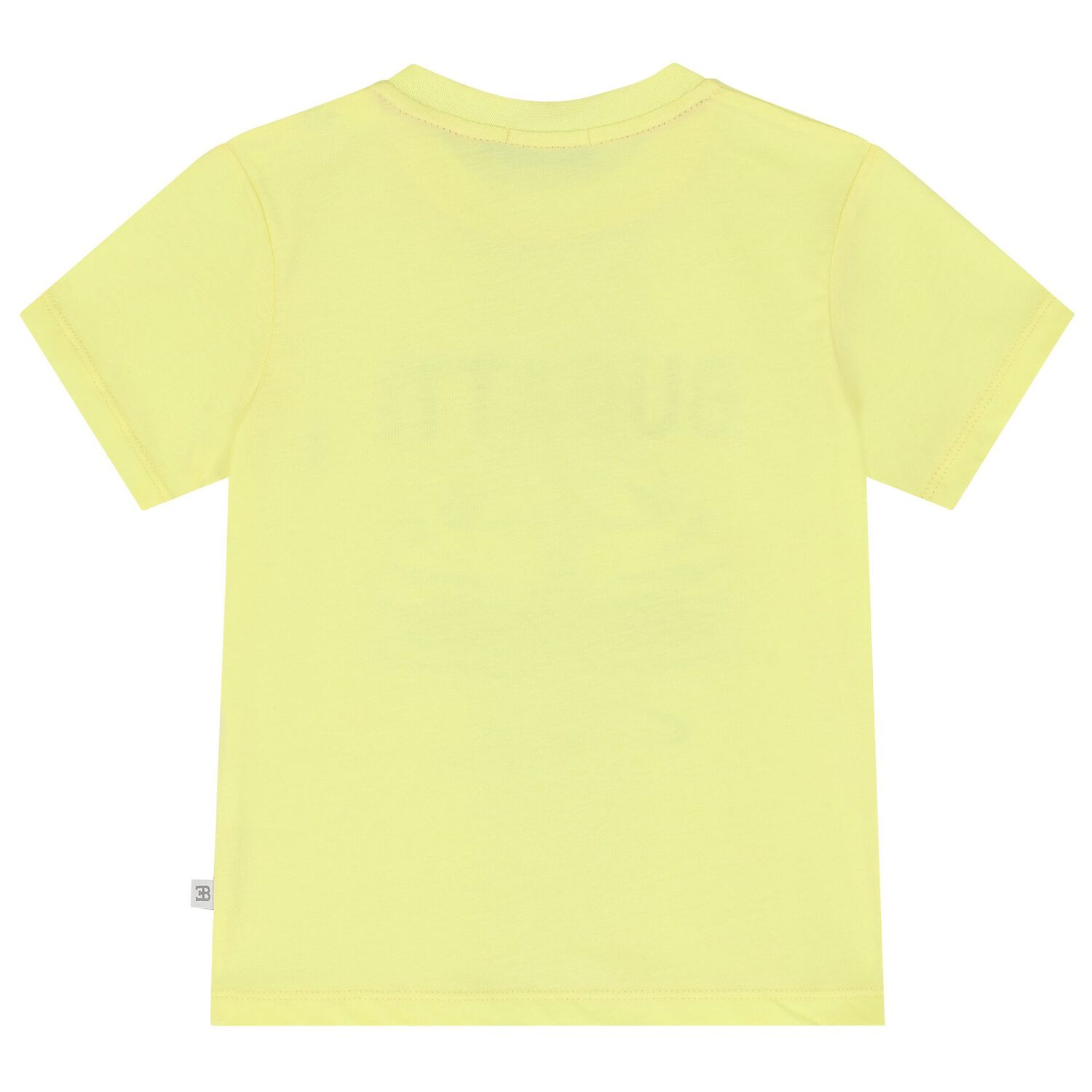 Younger Boys Yellow Logo T-Shirt, 2, hi-res