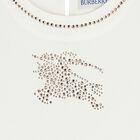 فستان فروسية باللون العاجي للبنات , 1, hi-res