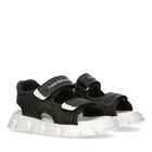 Black & White Logo Sandals, 1, hi-res