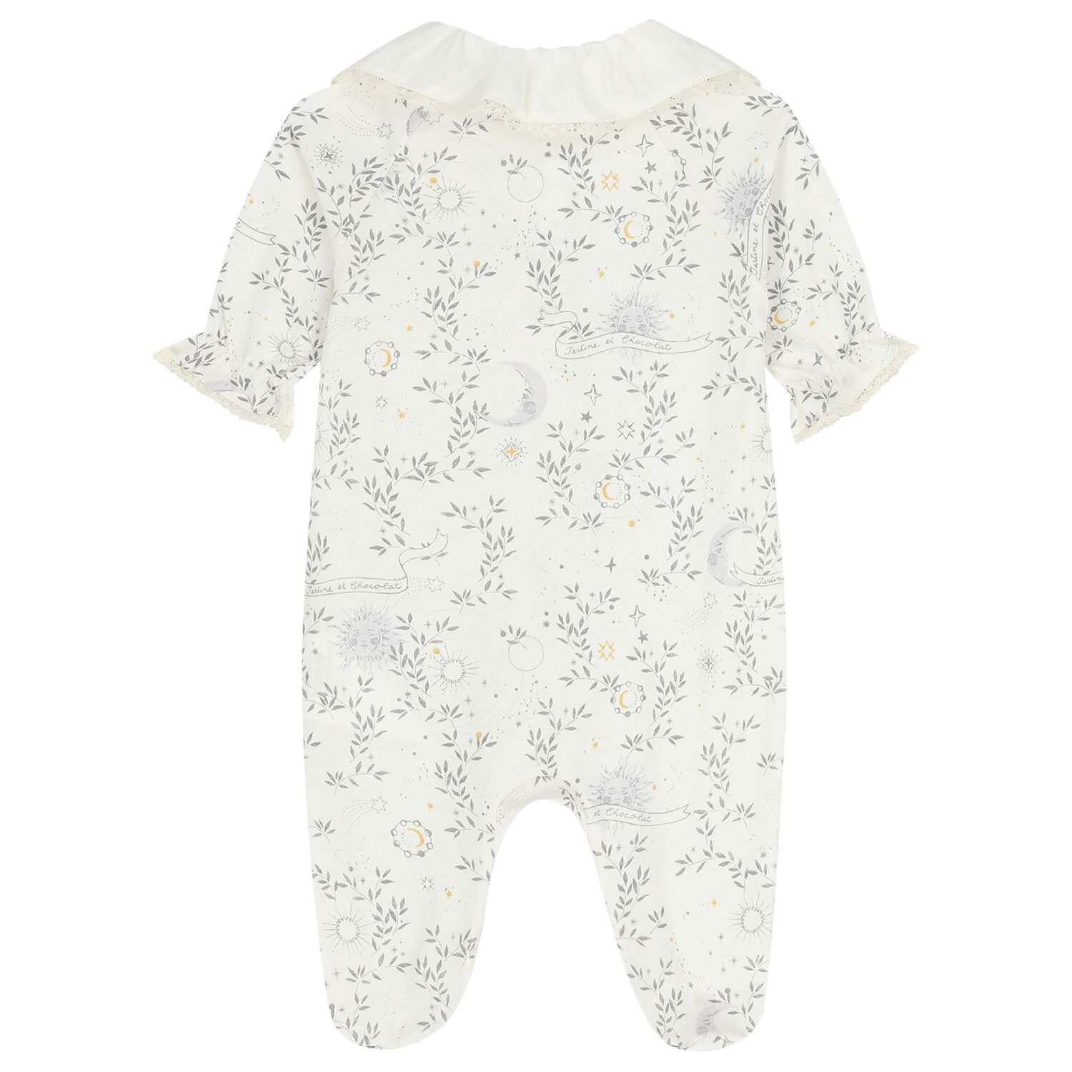 Ivory Star Babygrow, 2, hi-res