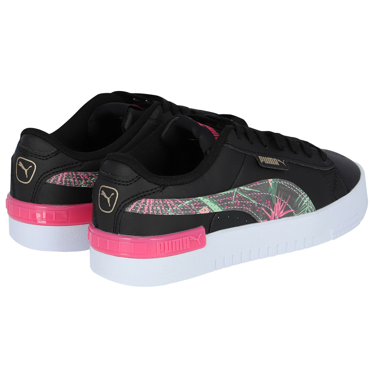 Girls Black Jada Vacay Queen Trainers, 1, hi-res