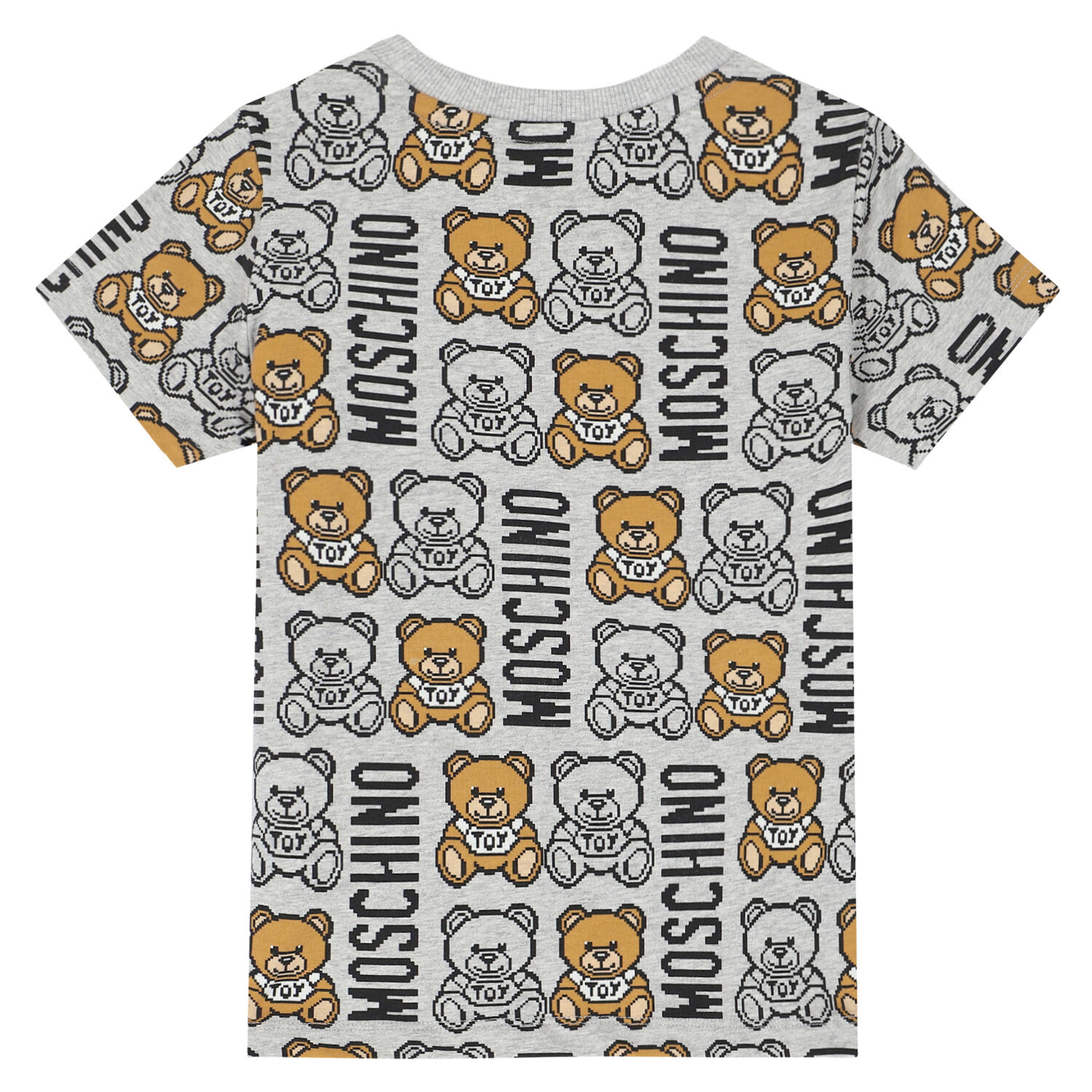 Grey Teddy Logo T-Shirt, 4, hi-res image number null