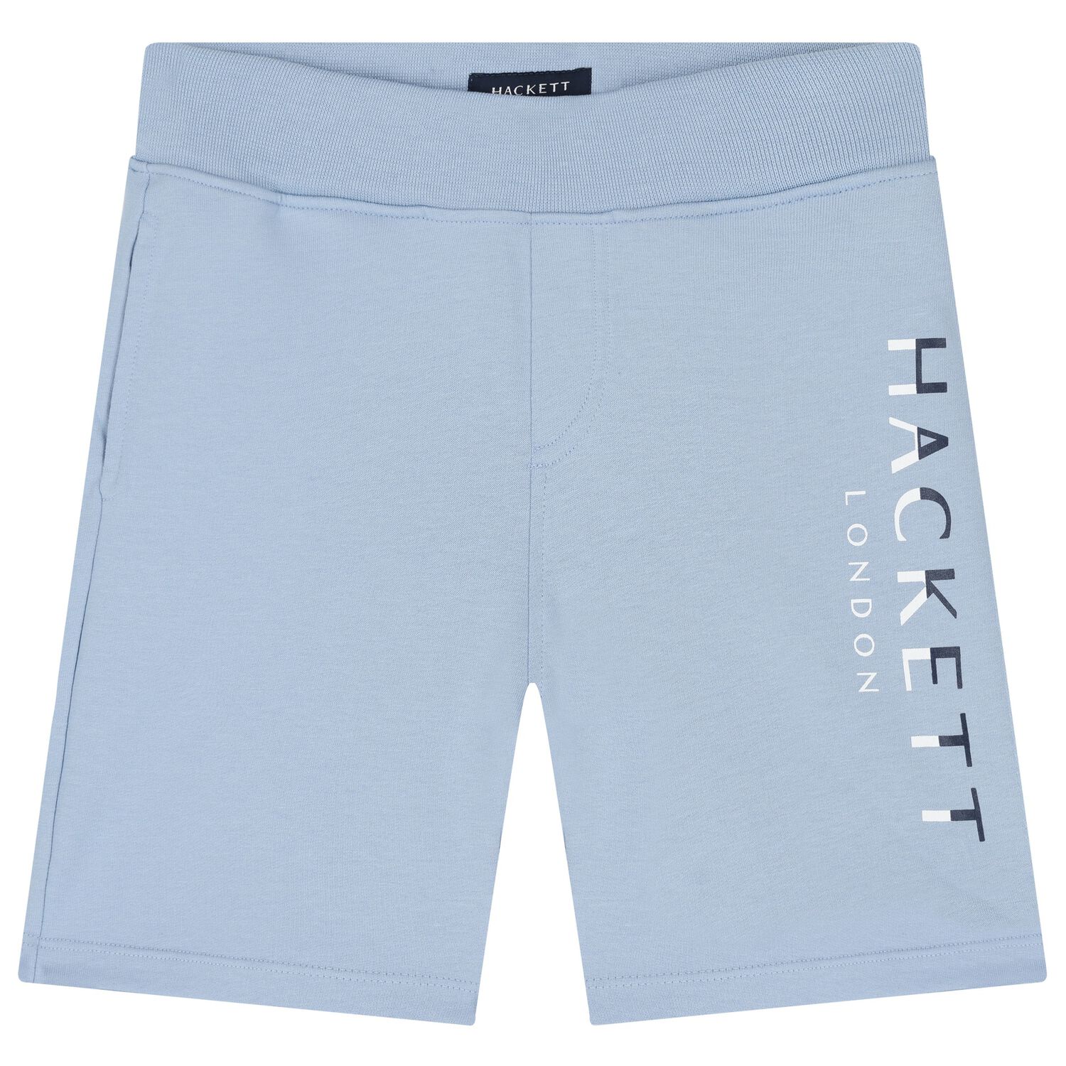 Boys Blue Logo Shorts, 1, hi-res