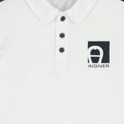 Boys White Logo Polo Shirt, 1, hi-res